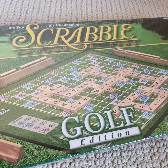 NEW Scrabble Golf Game Crossword Factory Sealed - Picture 1 of 6